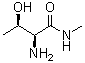 (2S,3R)-2-Amino-3-hydroxy-N-methylbutanamide molecular structure (CAS 79009-37-3)