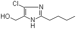 structure of CAS# 79047-41-9, 2-Butyl-4-chloroimidazole-5-methanol;2-n-Butyl-4-chloro-5-(hydroxymethyl)imidazole; 5-Chloro-2-butylimidazole-4-methanol; 2-Butyl-4-chloro-5-(hydroxymethyl)imidazole; 2-Butyl-4-chloro-5-hydroxymethyl-1H-imidazole