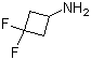 structure of CAS# 791061-00-2, 3,3-Difluorocyclobutanamine;1-Amino-3,3-difluorocyclobutane
