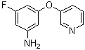 结构式 CAS# 791644-59-2, 3-氟-5-(3-吡啶基氧基)苯胺