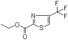 4-三氟甲基噻唑-2-甲酸乙酯分子结构 (CAS 79247-86-2)