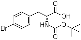 structure of CAS# 79561-82-3, (R)-N-Boc-4-Bromophenylalanine;N-tert-Butoxycarbonyl-4-bromophenyl-D-alanine