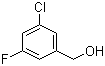 3-氯-5-氟苄醇分子结构 (CAS 79944-64-2)
