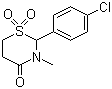 Chlormezanone molecular structure (CAS 80-77-3)