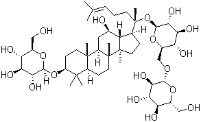 Gypenoside XVII molecular structure (CAS 80321-69-3)