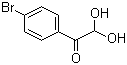 结构式 CAS# 80352-42-7, 4-溴苯基水合乙二醛