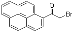1-(溴乙酰)芘分子结构 (CAS 80480-15-5)