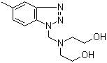 structure of CAS# 80584-88-9, 2,2'-[[(5-Methyl-1H-benzotriazol-1-yl)methyl]imino]bisethanol