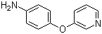 结构式 CAS# 80650-45-9, 4-(3-吡啶基氧基)苯胺