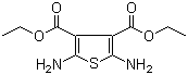 结构式 CAS# 80691-81-2, 2,5-二氨基-3,4-噻吩二羧酸二乙酯