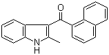 (2-Methyl-1H-indol-3-yl)-1-naphthalenylmethanone molecular structure (CAS 80749-33-3)