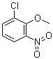 结构式 CAS# 80866-77-9, 2-氯-6-硝基苯甲醚