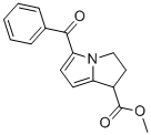 structure of CAS# 80965-09-9, Ketorolac EP Impurity H;Ketorolac methyl ester; methyl 5-benzoyl-2,3-dihydro-1H-pyrrolizine-1-carboxylate