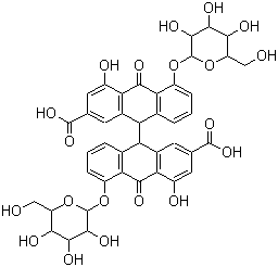 structure of CAS# 81-27-6, Sennoside A