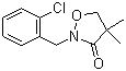 结构式 CAS# 81777-89-1, 异恶草酮; 2-(2-氯苄基)-4,4-二甲基异噁唑-3-酮