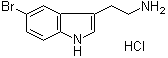 结构式 CAS# 81868-12-4, 5-溴色胺盐酸盐