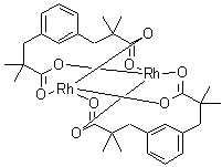 structure of CAS# 819050-89-0, Bis(alpha,alpha,alpha',alpha'-tetramethyl-1,3-benzenedipropionato)dirhodium