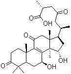 灵芝酸 A分子结构 (CAS 81907-62-2)
