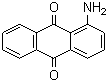 structure of CAS# 82-45-1, 1-Amino anthraquinone;1-Aminoanthraquinone; C.I. 37275; 1-Amino-9,10-anthracenedione