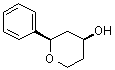 cis-2-Phenyltetrahydro-2H-pyran-4-ol molecular structure (CAS 82065-19-8)