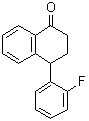 结构式 CAS# 82101-34-6, 4-(2-氟苯基)-3,4-二氢-1(2H)-萘酮