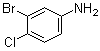 结构式 CAS# 823-54-1, 3-溴-4-氯苯胺