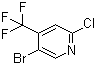 structure of CAS# 823221-93-8, 5-Bromo-2-chloro-4-(trifluoromethyl)pyridine