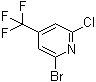 结构式 CAS# 823221-94-9, 2-溴-6-氯-4-(三氟甲基)吡啶