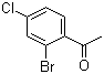 结构式 CAS# 825-40-1, 2'-溴-4'-氯苯乙酮