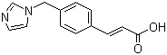 structure of CAS# 82571-53-7, Ozagrel;(E)-3-[4-(1H-Imidiazol-1-ylmethyl)phenyl]-2-propenic acid