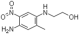 结构式 CAS# 82576-75-8, 2-[(4-氨基-2-甲基-5-硝基苯基)氨基]乙醇