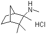 structure of CAS# 826-39-1, Mecamylamine hydrochloride;2-(Methylamino)isocamphane hydrochloride; Inversine; N,2,3,3-Tetramethylbicyclo[2.2.1]heptan-2-amine hydrochloride