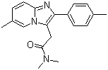 structure of CAS# 82626-48-0, Zolpidem;N,N,6-Trimethyl-2-(4-methylphenyl)imidazo[1,2-a]pyridine-3-acetamide