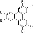 structure of CAS# 82632-80-2, 2,3,6,7,10,11-Hexabromotriphenylene