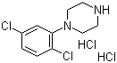 结构式 CAS# 827614-47-1, 1-(2,5-二氯苯基)哌嗪二盐酸盐