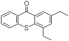 structure of CAS# 82799-44-8, 2,4-Diethyl-9H-thioxanthen-9-one