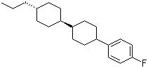 trans,trans-4-(4-Fluorophenyl)-4'-propylbicyclohexyl molecular structure (CAS 82832-27-7)