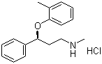 structure of CAS# 82857-39-4, (S)-Tomoxetine hydrochloride;(S)-(+)-Tomoxetine hydrochloride; LY 139602