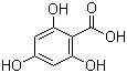 结构式 CAS# 83-30-7, 2,4,6-三羟基苯甲酸; 间苯三酚甲酸