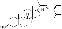 structure of CAS# 83-48-7, Stigmasterol;Stigmasta-5,22-dien-3beta-ol