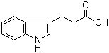 结构式 CAS# 830-96-6, 吲哚-3-丙酸