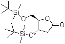3,5-Di-O-(tert-butyldimethylsilyl)-2-deoxy-D-ribonolactone molecular structure (CAS 83159-91-5)