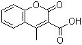 结构式 CAS# 833-31-8, 4-甲基-2-氧代-2H-苯并吡喃-3-甲酸