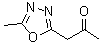 结构式 CAS# 83553-13-3, 1-(5-甲基-1,3,4-恶二唑-2-基)-2-丙酮