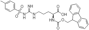 结构式 CAS# 83792-47-6, N-芴甲氧羰基-N'-甲苯磺酰基-L-精氨酸