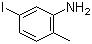 structure of CAS# 83863-33-6, 5-Iodo-2-methylaniline