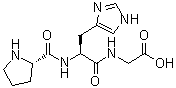 结构式 CAS# 83960-30-9, L-脯氨酰-L-组氨酰甘氨酸