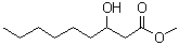structure of CAS# 83968-06-3, Methyl 3-hydroxynonanoate