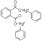 结构式 CAS# 84-70-8, 二(苯基汞)邻苯二甲酸盐