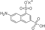 结构式 CAS# 842-15-9, 7-氨基萘-1,3-二磺酸单钾盐